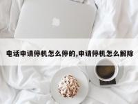 电话申请停机怎么停的,申请停机怎么解除